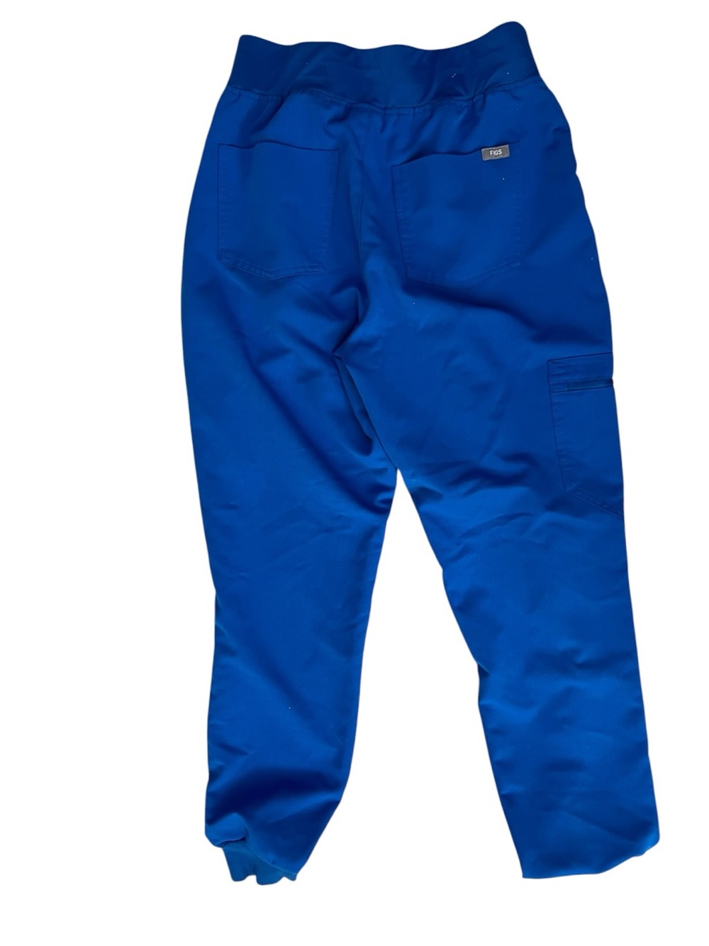 Figs High Waisted Zamora Jogger Scrub Pants | Royal Blue | Size Small - Picture 5 of 7